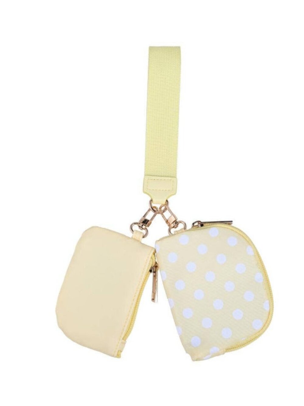 polka dot wrist wallet